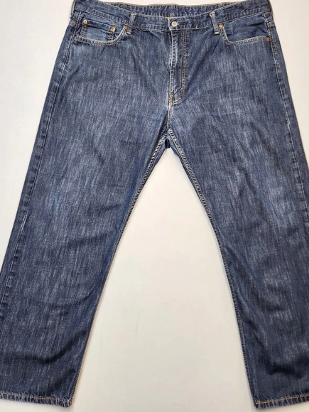 Levi's 569 Loose Straight Jeans Mens 42x32 Blue Medium Wash Baggy Denim Skater